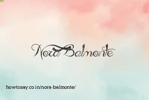 Nora Balmonte