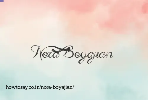 Nora Boyajian