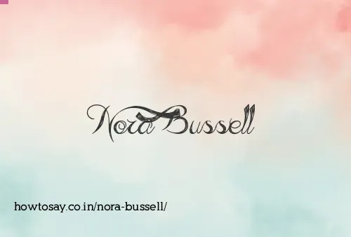 Nora Bussell