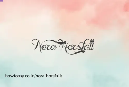 Nora Horsfall