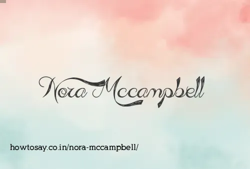 Nora Mccampbell