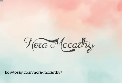 Nora Mccarthy