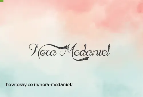 Nora Mcdaniel