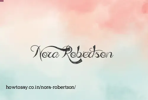 Nora Robertson