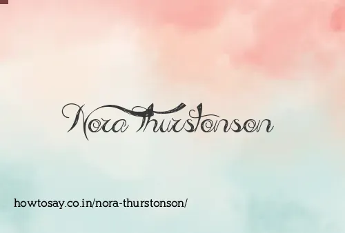 Nora Thurstonson
