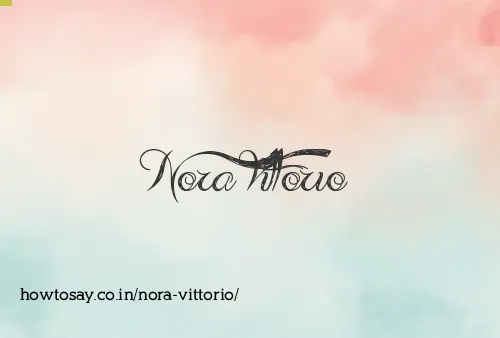 Nora Vittorio