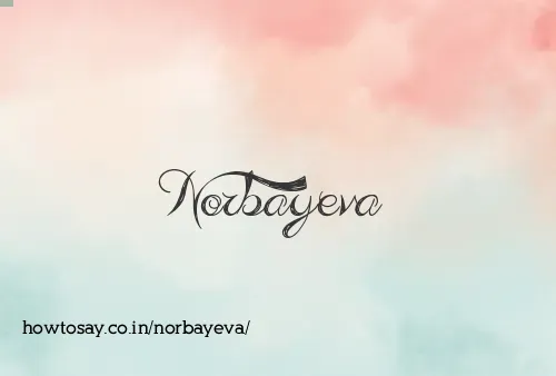 Norbayeva