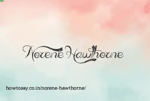 Norene Hawthorne