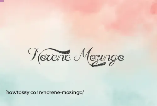 Norene Mozingo