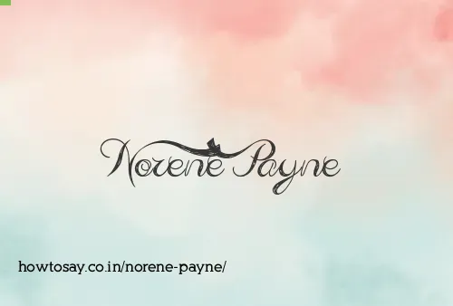 Norene Payne