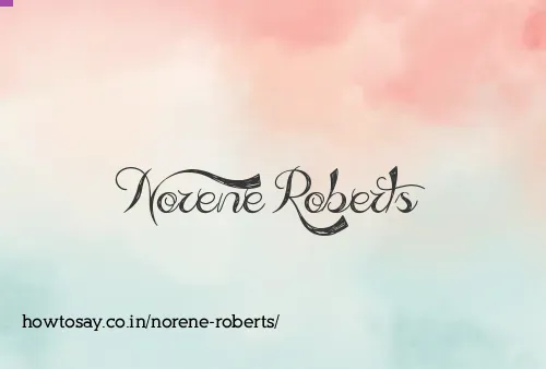 Norene Roberts