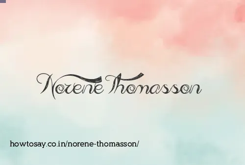 Norene Thomasson