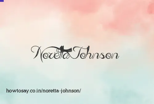 Noretta Johnson