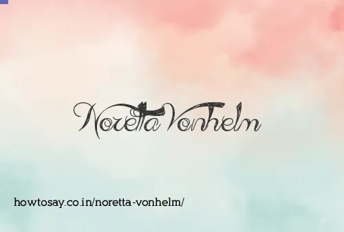 Noretta Vonhelm