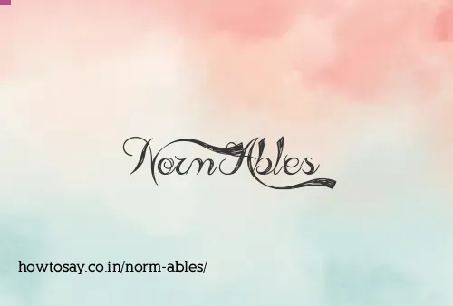 Norm Ables