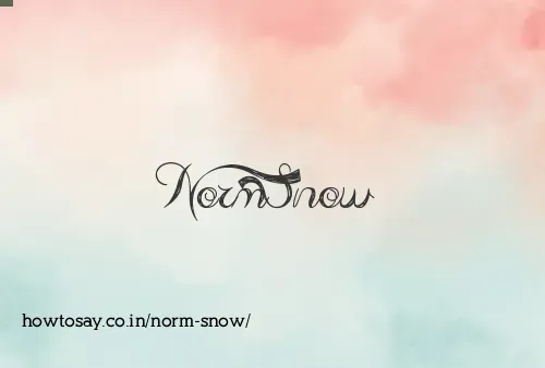 Norm Snow