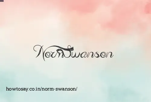 Norm Swanson