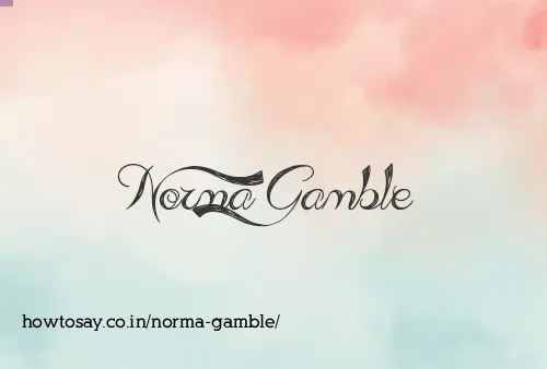 Norma Gamble