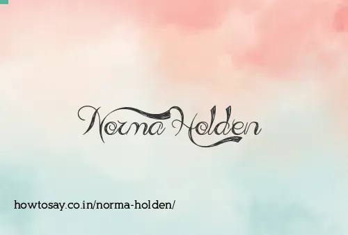 Norma Holden