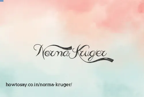 Norma Kruger