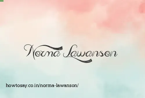 Norma Lawanson