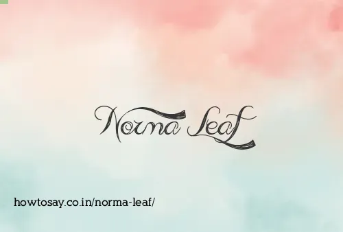 Norma Leaf