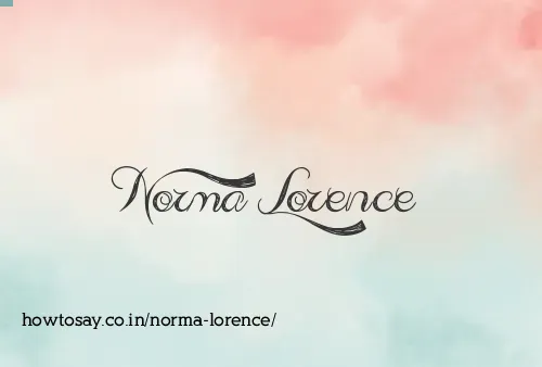 Norma Lorence