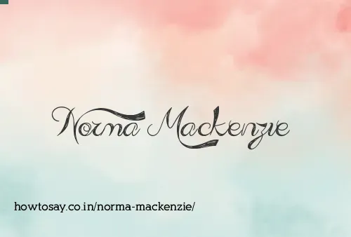 Norma Mackenzie