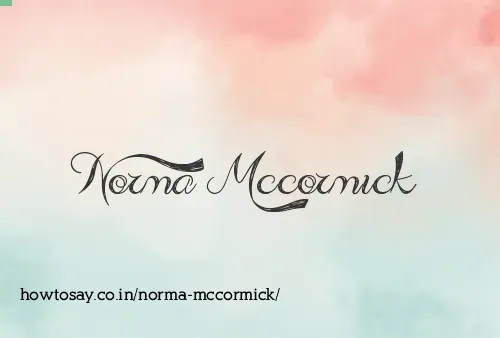 Norma Mccormick