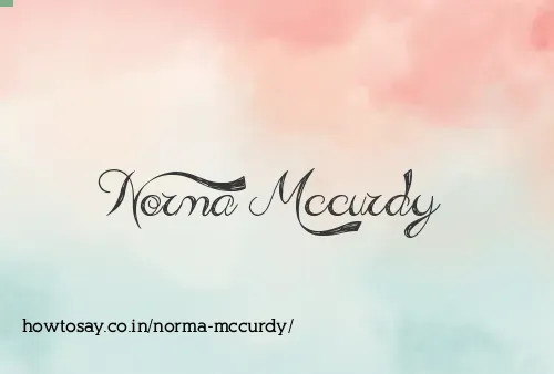 Norma Mccurdy