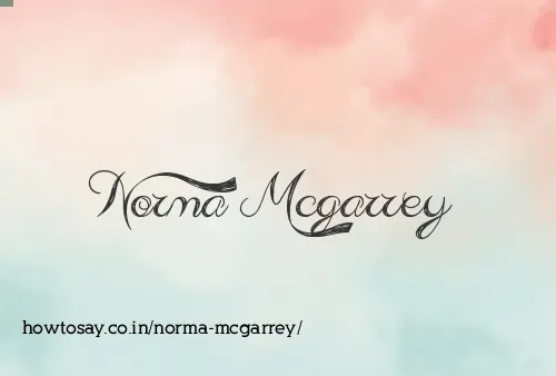 Norma Mcgarrey