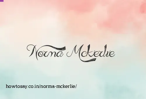 Norma Mckerlie
