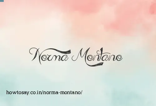 Norma Montano