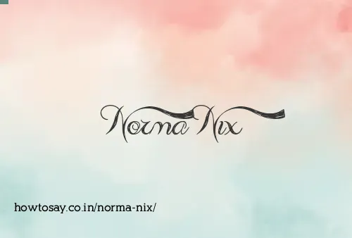 Norma Nix