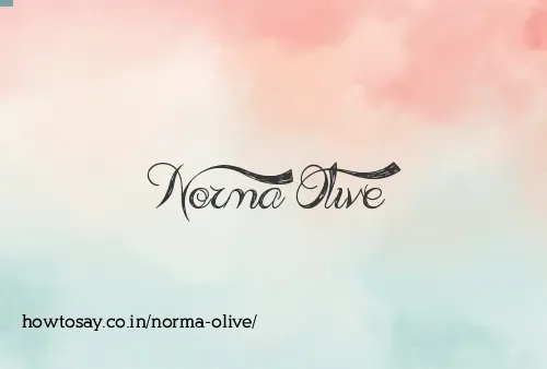 Norma Olive