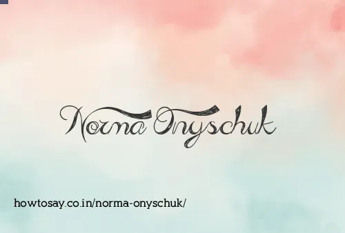 Norma Onyschuk