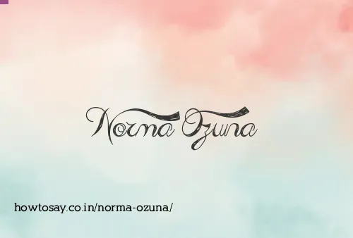 Norma Ozuna