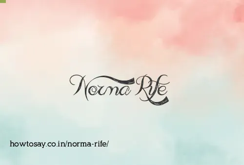 Norma Rife