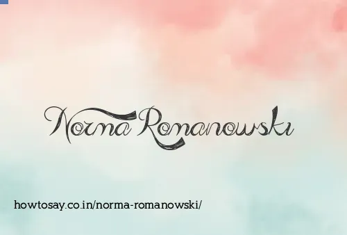 Norma Romanowski