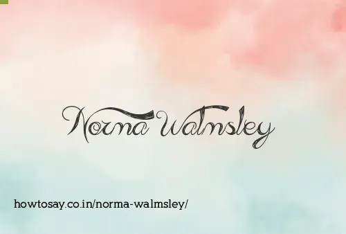 Norma Walmsley