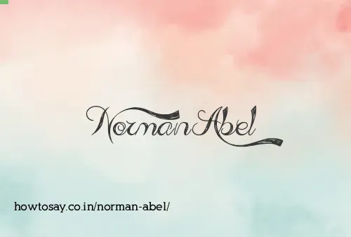 Norman Abel