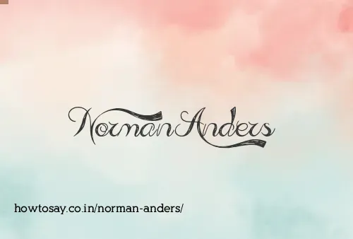 Norman Anders