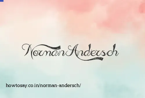 Norman Andersch