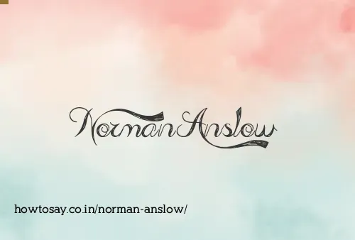 Norman Anslow