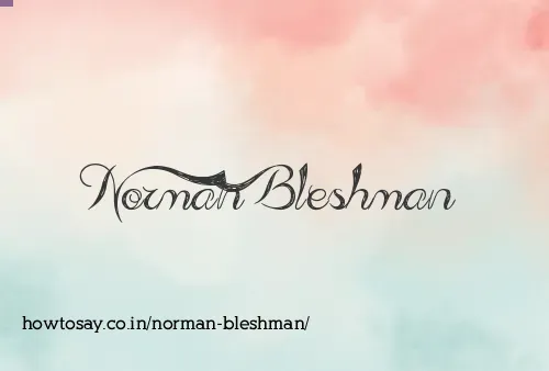 Norman Bleshman