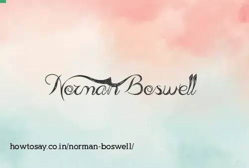 Norman Boswell