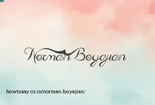 Norman Boyajian