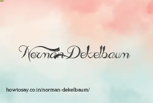 Norman Dekelbaum