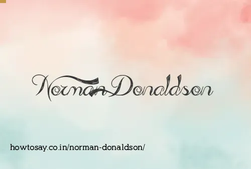 Norman Donaldson