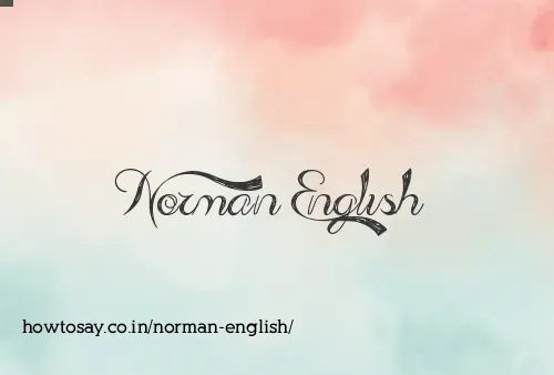 Norman English